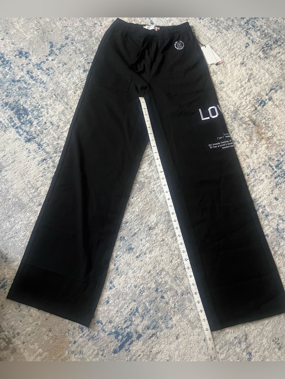 Honor The Gift LOVE Black Wide Leg Pants